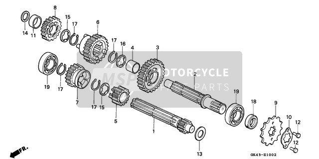 23802041010, Plaque De Fixation De Pig, Honda, 1